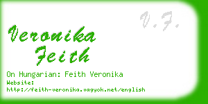 veronika feith business card